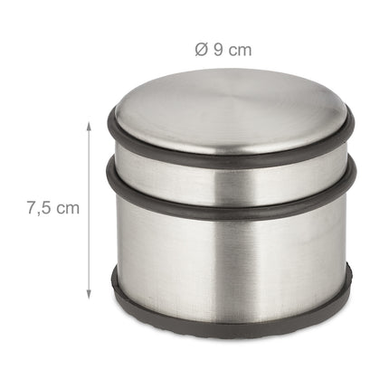 Butée de porte en acier inoxydable - 3 pièces