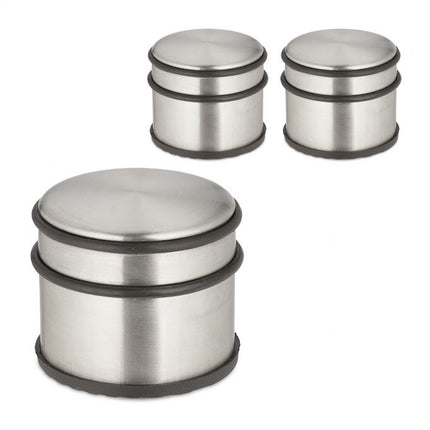 Butée de porte en acier inoxydable - 3 pièces