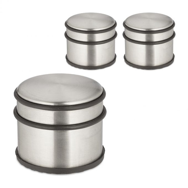 Butée de porte en acier inoxydable - 3 pièces