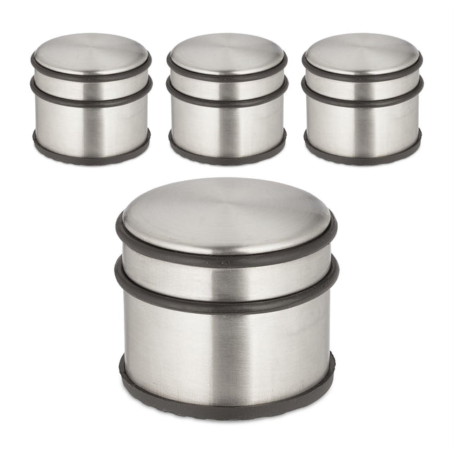 Butée de porte en acier inoxydable - 4 pièces