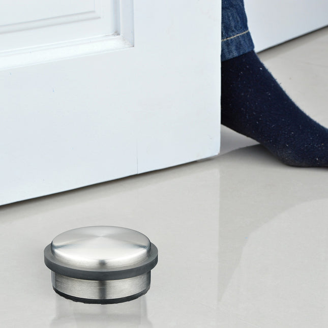 Butoir de porte en acier inoxydable, lot de 2