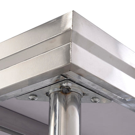 Edelstahl Küchentisch Arbeitstisch Gastrotisch Edelstahltisch 122x61x90cm