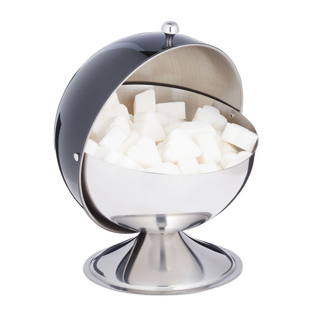 Zuckerdose aus Edelstahl