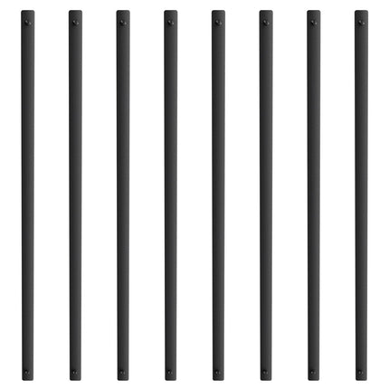 Staircase Metal Balusters 29.5in, 51-Pack Matte Black