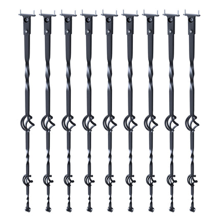 Staircase Metal Balusters 44-Inch, 1/2-Inch, 10-Pack, Double-Basket