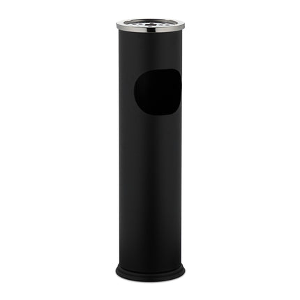 Standascher mit Mülleimer, 56 cm, Schwarz
