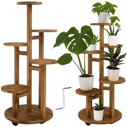 Support à fleurs sur pied, 86 cm, support pour plantes en métal