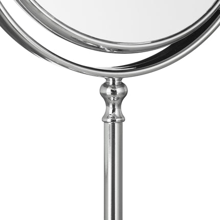 Miroir cosmétique sur pied avec grossissement