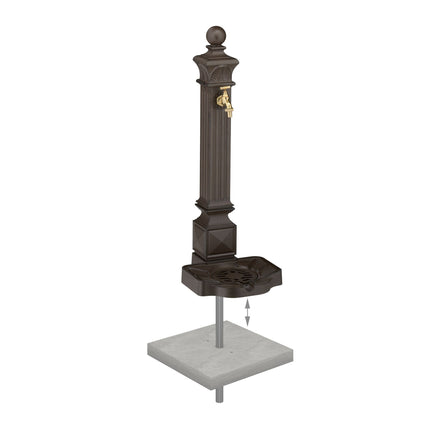 Fontaine sur pied antique 82 cm