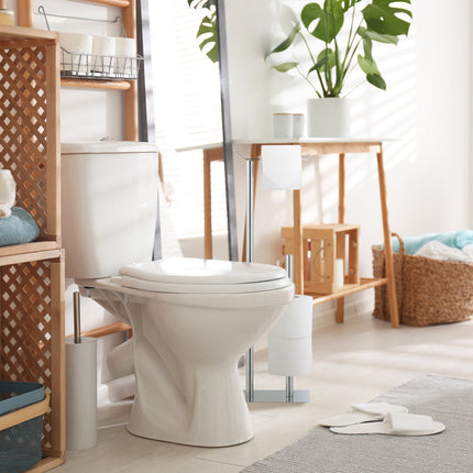 Porte-papier toilette sur pied