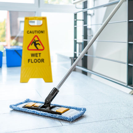 Présentoir sur pied pour risque de glissade, lot de 2, anglais