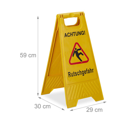 Aufsteller Rutschgefahr im 3er Set