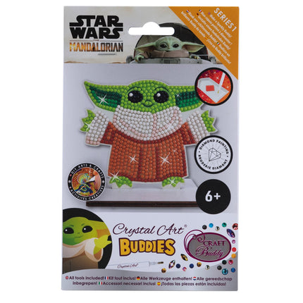 Star Wars Malset mit Kristallen, Grogu