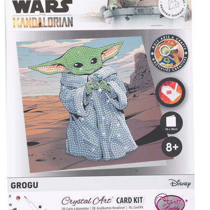 Star Wars Crystal Art "Karte Grogu"