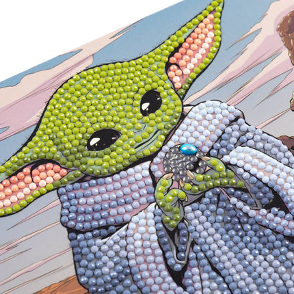 Star Wars Crystal Art "Karte Grogu"