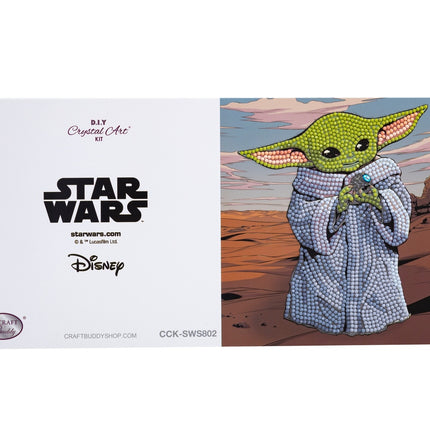 Star Wars Crystal Art "Karte Grogu"