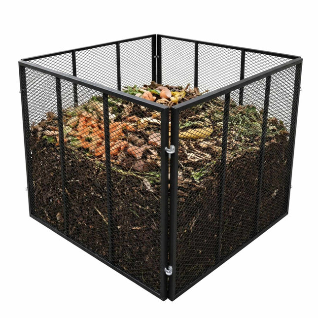 Bac à compost en acier, capacité 800 L, grillage galvanisé