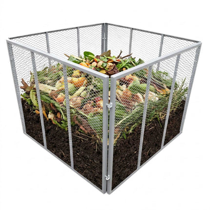 Composteur en acier, capacité de 800 L, modèle ouvert