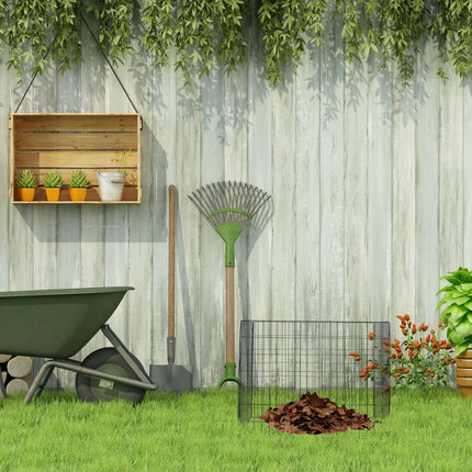Kompostbehälter aus Stahl 2er-Set – Hochleistungsbehälter für Gartenabfälle