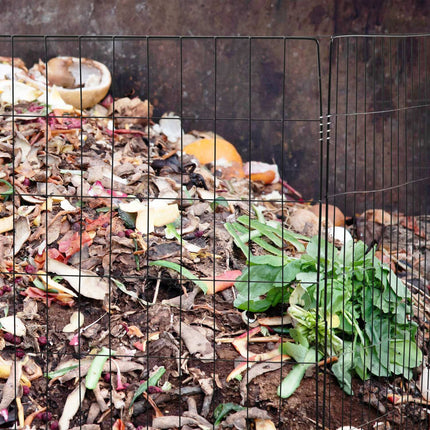 Kompostbehälter aus Stahl 2er-Set – Hochleistungsbehälter für Gartenabfälle