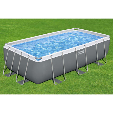 Steel Frame Pool 4.04 x 2.01 x 1.00 m with Filter Pump