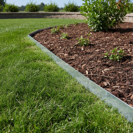 Bordure de parterre en acier - Flexible, barrière anti-mauvaises herbes
