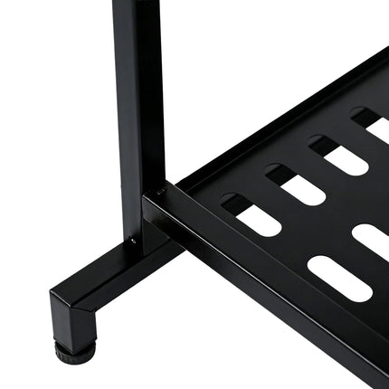 Stahl-Gartengerätehalter für 35 Werkzeuge – Schwarz