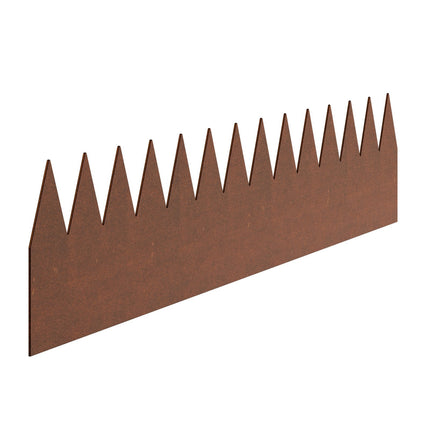 Steel Landscape Edging, 6-Pack 40 x 6 in, Bendable