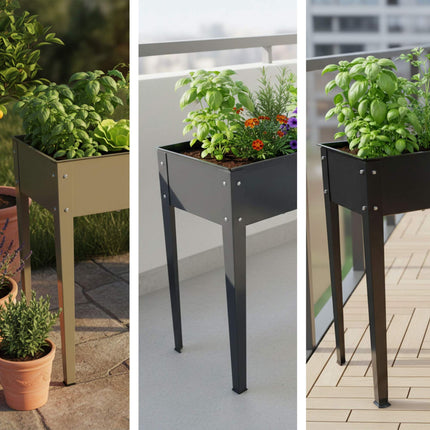 Potager surélevé en acier - Résistant à la rouille, pour usage extérieur
