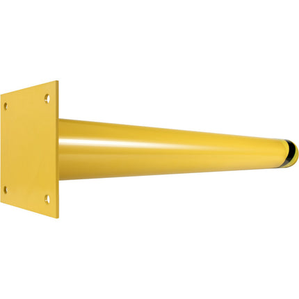 Steel Safety Bollard Post, 42 In x 4.5 In, 2 Pack