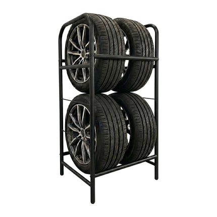 Support à pneus en acier - Rangement de garage, pieds de protection
