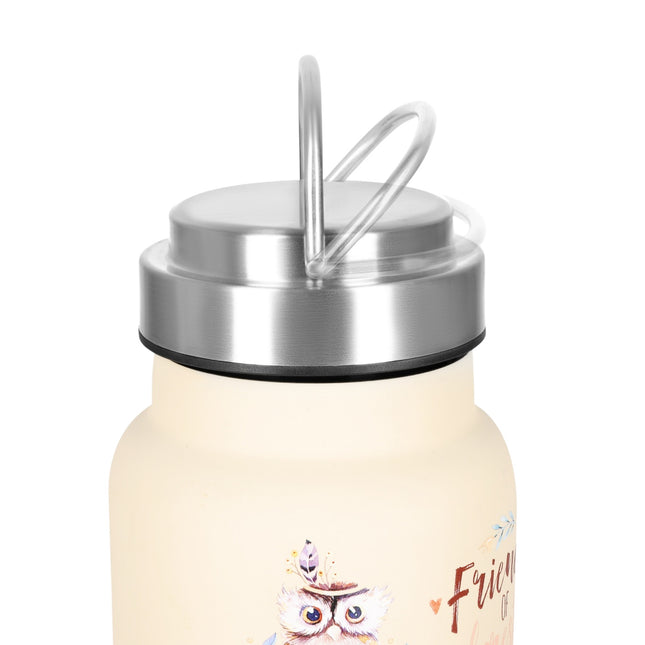 Stahlwasserflasche, 520ml, Waldgrün