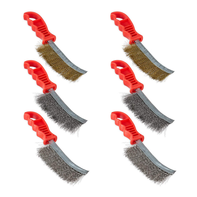 Ensemble de 6 brosses en acier