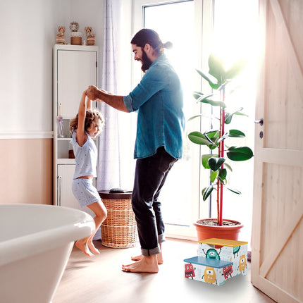 Tritthocker für Kinder Monster