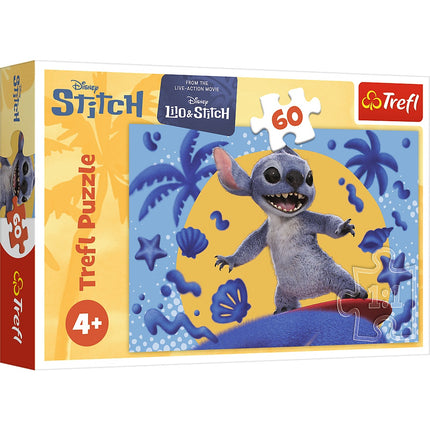 Puzzle Stitch, 60 pièces, motif Disney amusant pour enfants