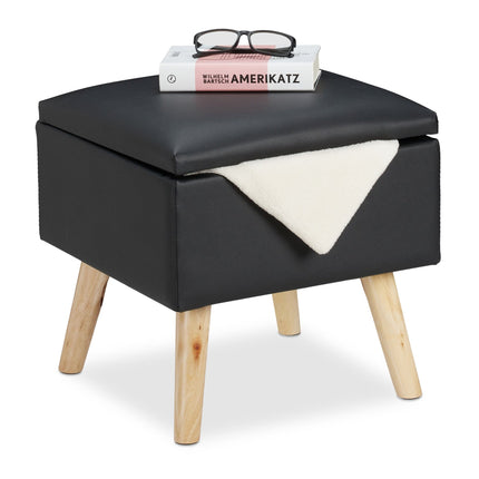 Hocker mit Stauraum Kunstleder