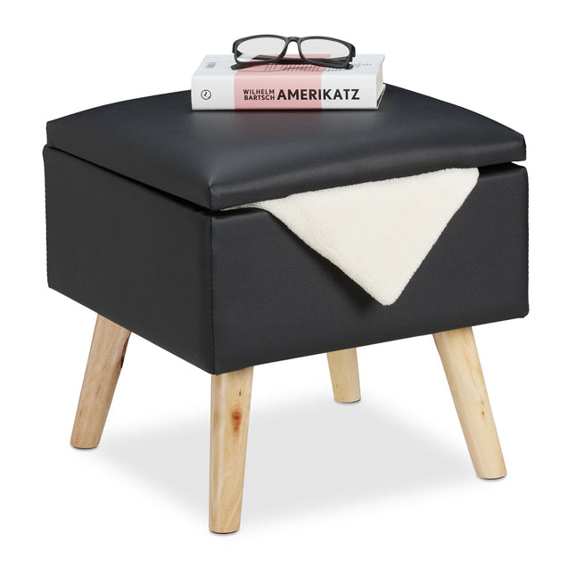 Hocker mit Stauraum Kunstleder
