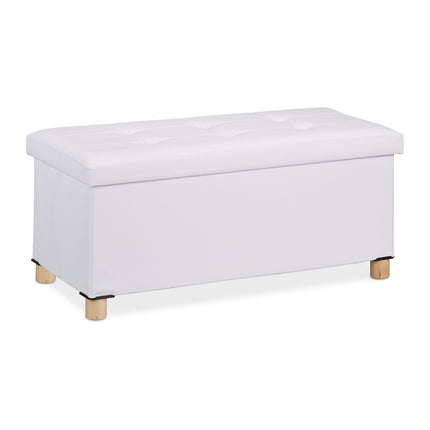 Sitzbank mit Holzfüßen