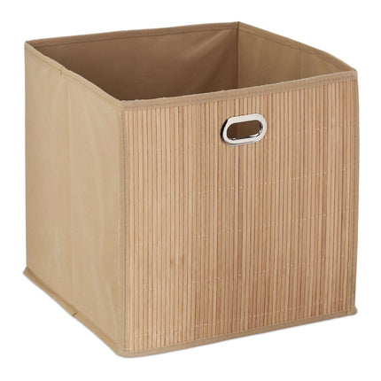 Panier de rangement en bambou haut