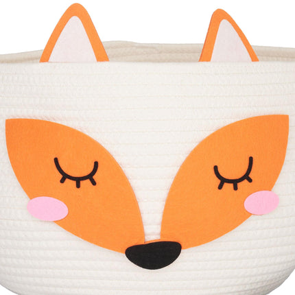 Panier de rangement pour enfants renard