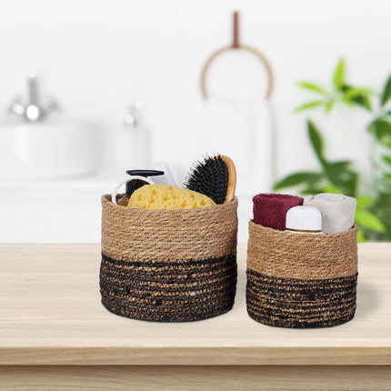 Paniers de rangement, lot de 3, algues