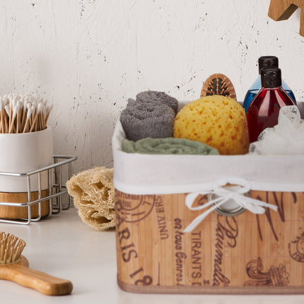 Panier de rangement avec imprimé Paris