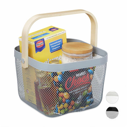 Panier de rangement avec poignée