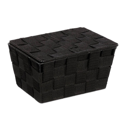 Panier de rangement avec couvercle