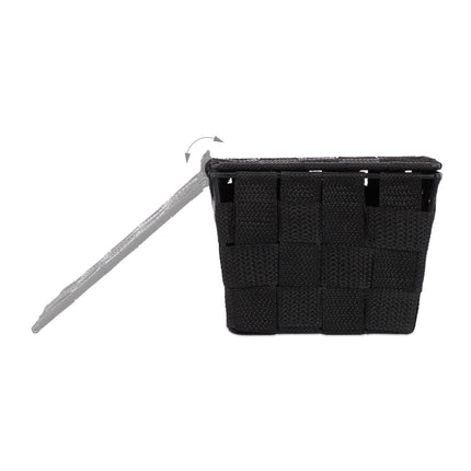 Panier de rangement avec couvercle