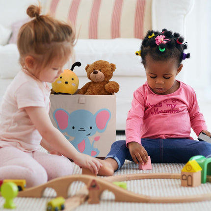 Boîte de rangement avec motif éléphant