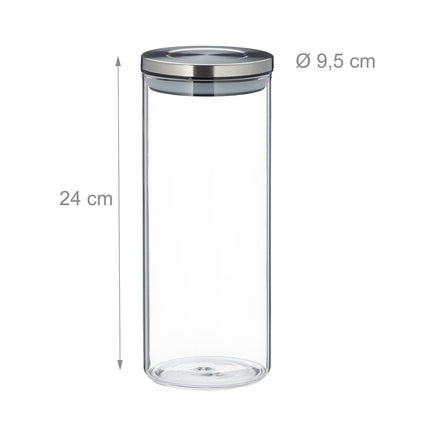 Bocaux de conservation 3 pièces 1500 ml