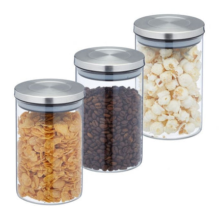 Bocaux de conservation en lots de 3 800 ml