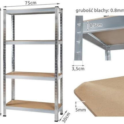Lagerregal 150x75x30 