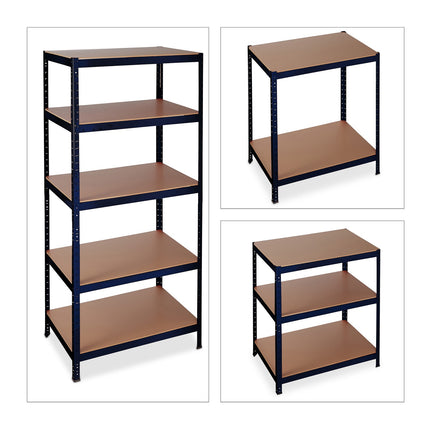 Étagère de rangement 1325 kg noire
